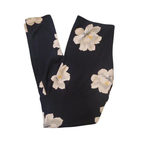 Old Navy Black Leggings with Florals - Picture 2 of 3